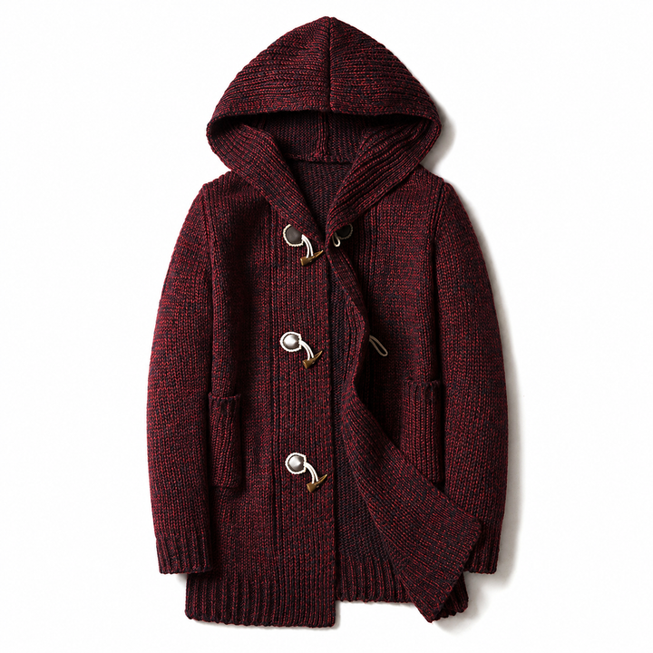 Cardigan con Cappuccio Fenwick