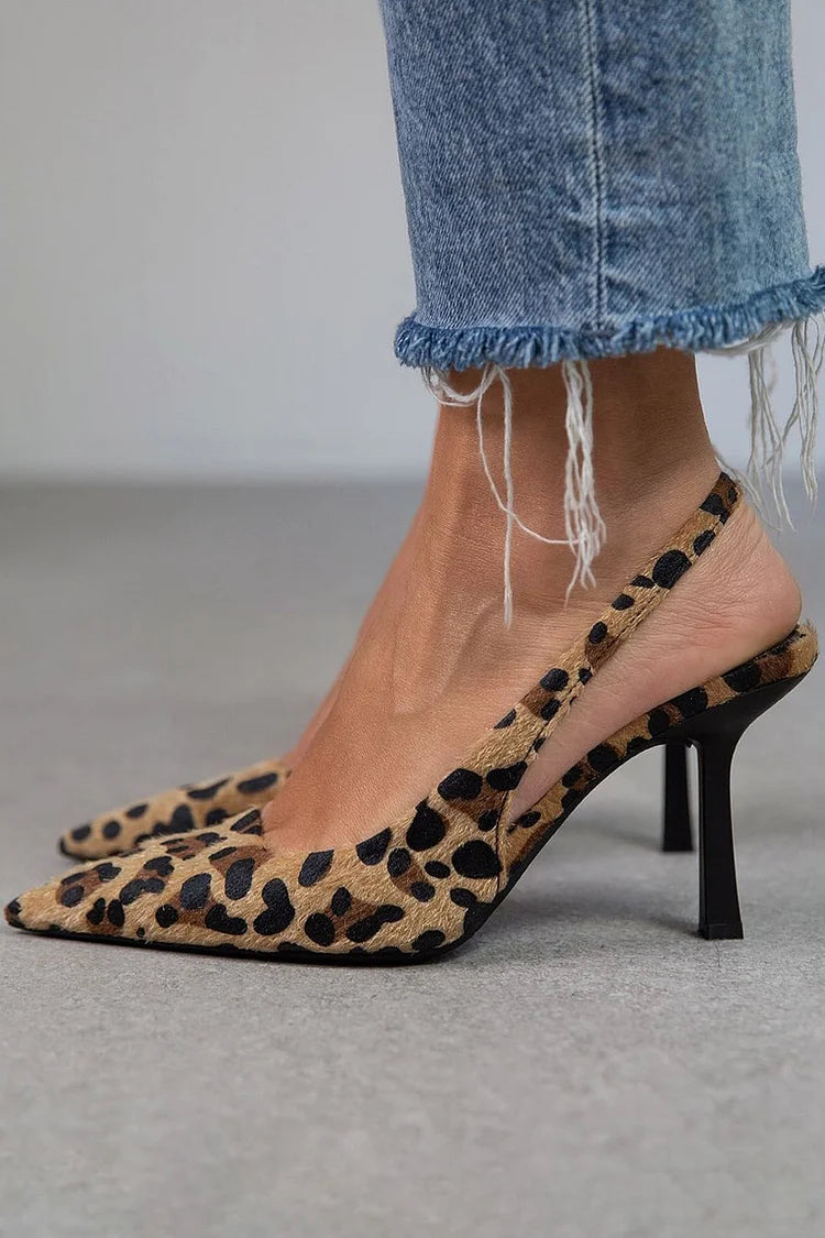 Margaret | Tacchi D'Orsay Leopardo