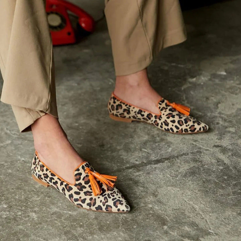Nerina | Mocassini Penny Leopardo