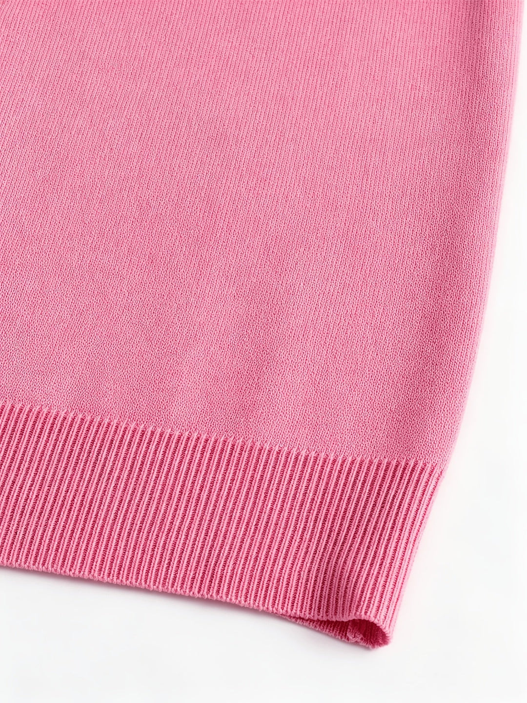 Rosanna | Cardigan Rosa con Cappuccio e Chiusura a Bottoni