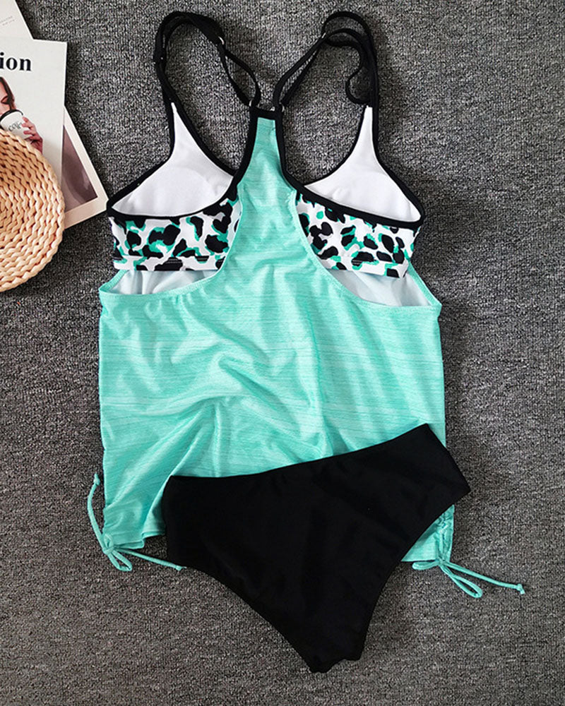 Augustus - Tankini Unito con Motivo Leopardo