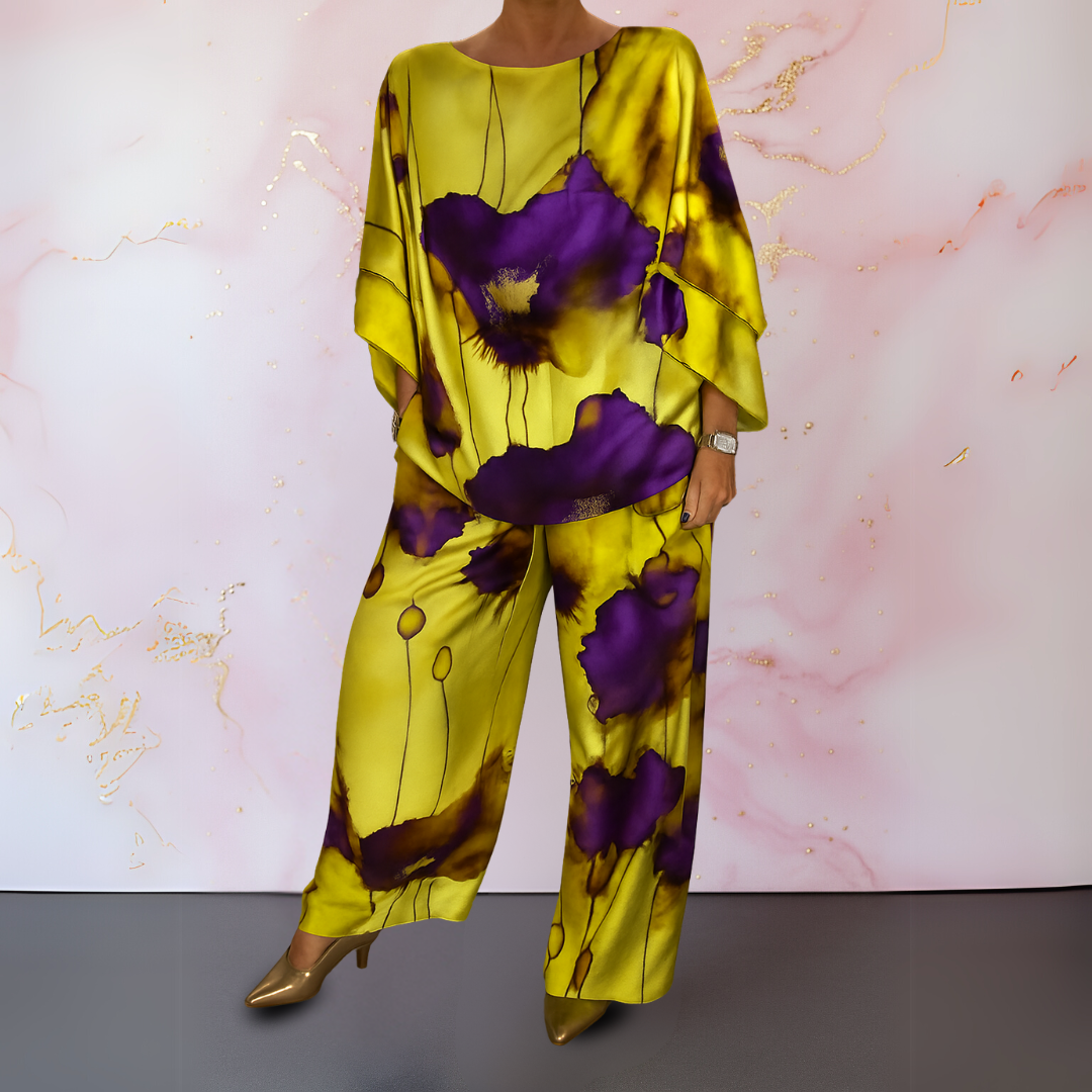 Maelora™ | Completo due pezzi in satin per donna