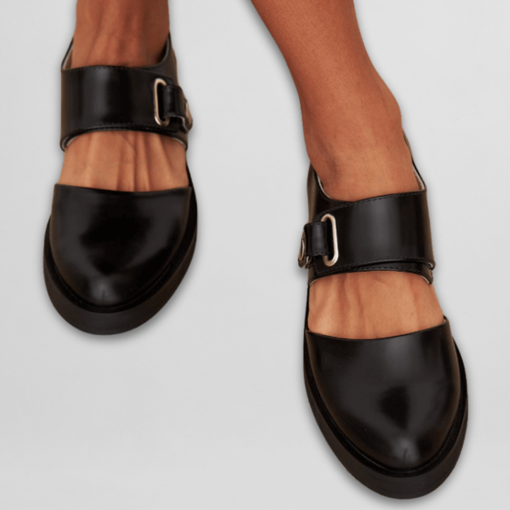 Sara - Scarpe Mary Jane classiche con fibbia regolabile