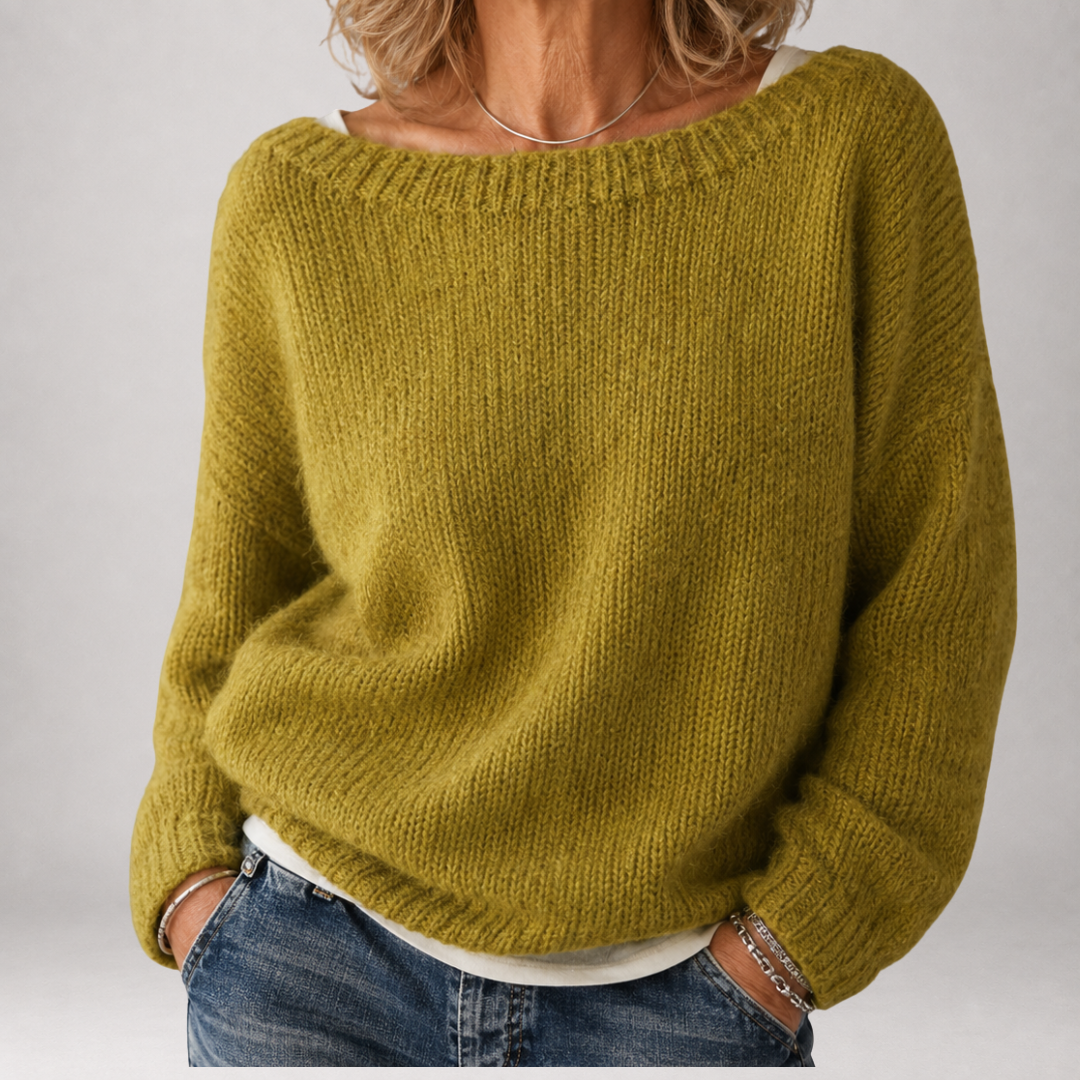 Brienne | Maglione Chunky con Collo Barchetta