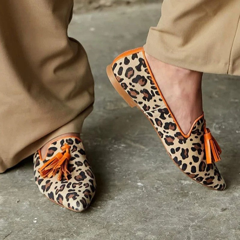 Nerina | Mocassini Penny Leopardo