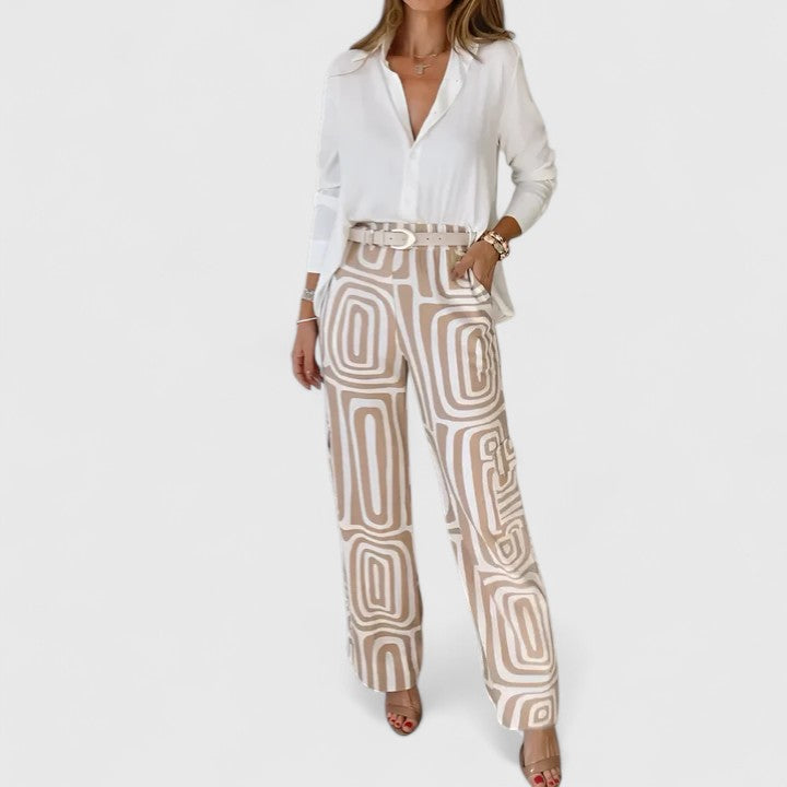Kira | Completo elegante in due pezzi (INCLUDE UNA CINTURA IN REGALO)