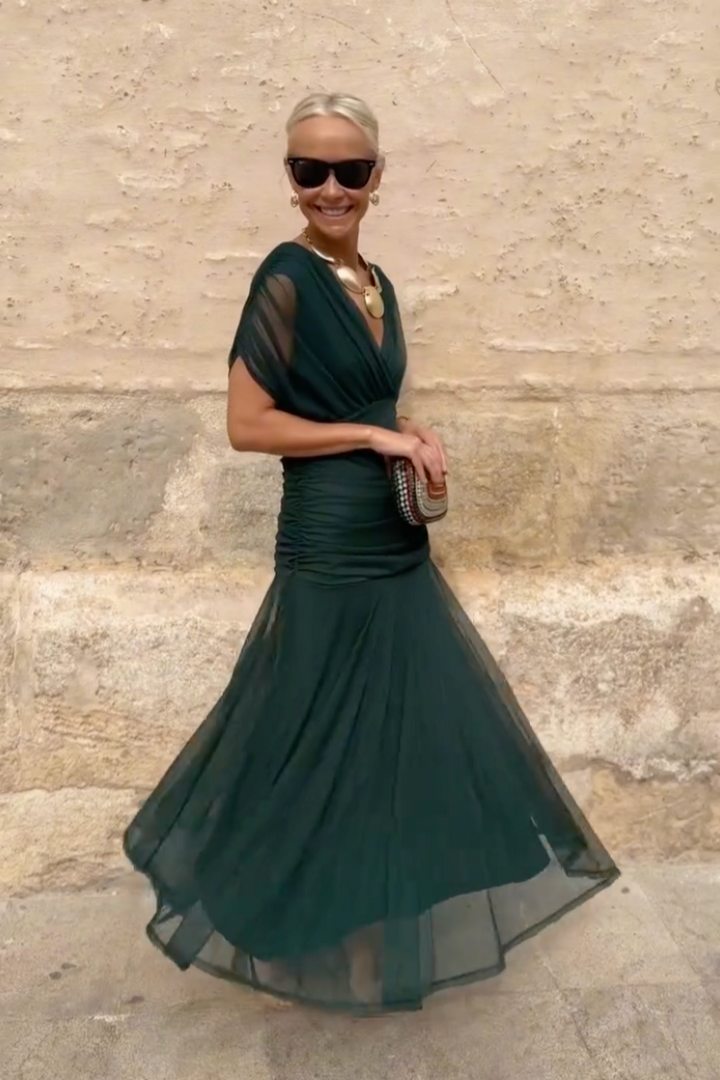 Robe Santana in Seta Elegante - Maison Claire et Sylvie