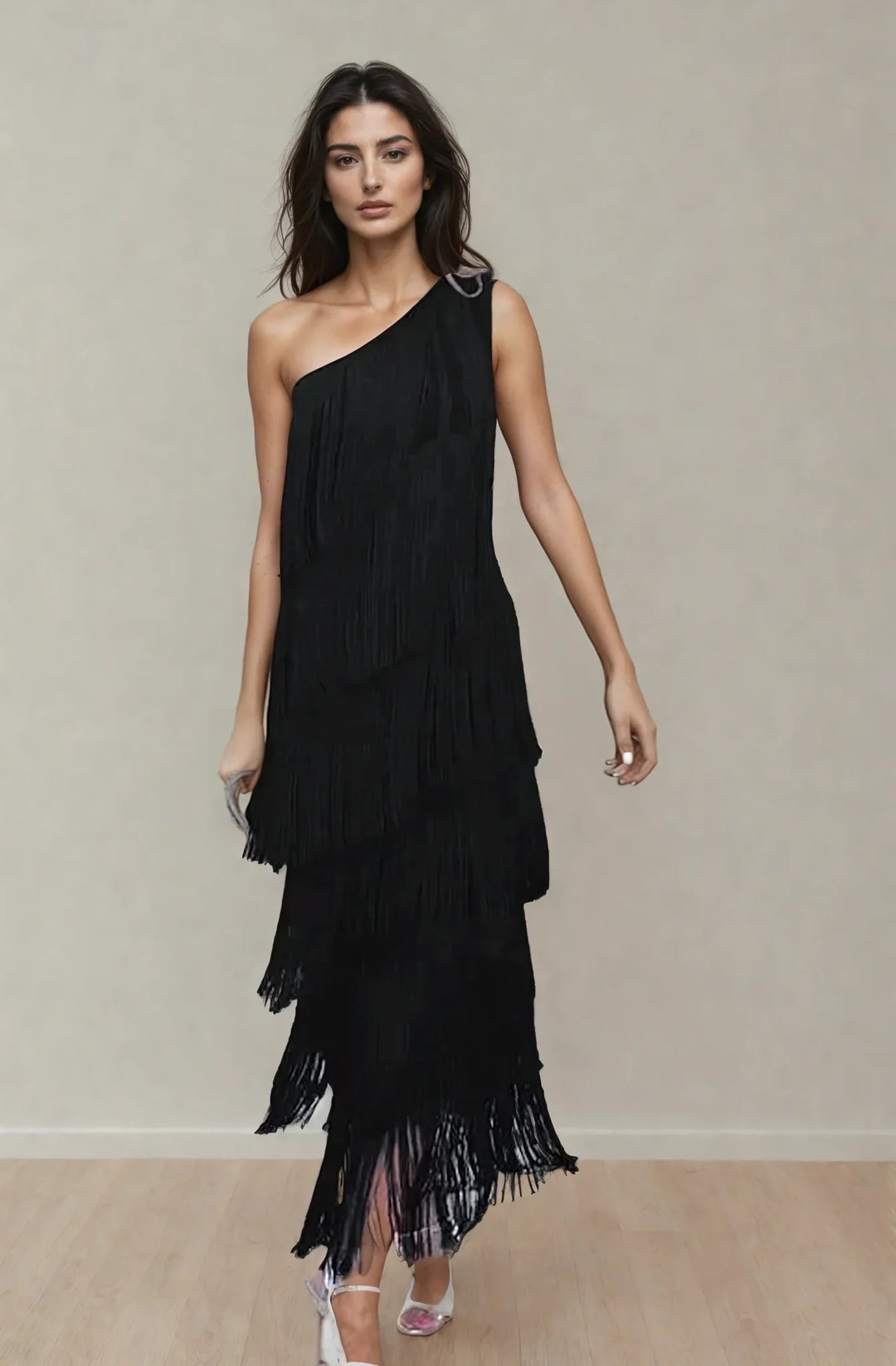 Laura | Vestito Con Frange