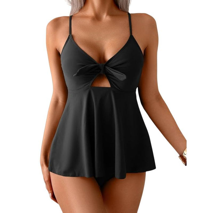 Set Tankini Flowy con Controllo della Pancia