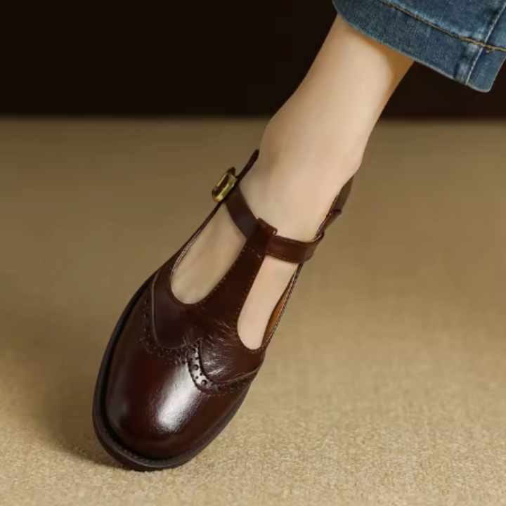 Scarpe Mary Jane Vintage T-Bar Comfort