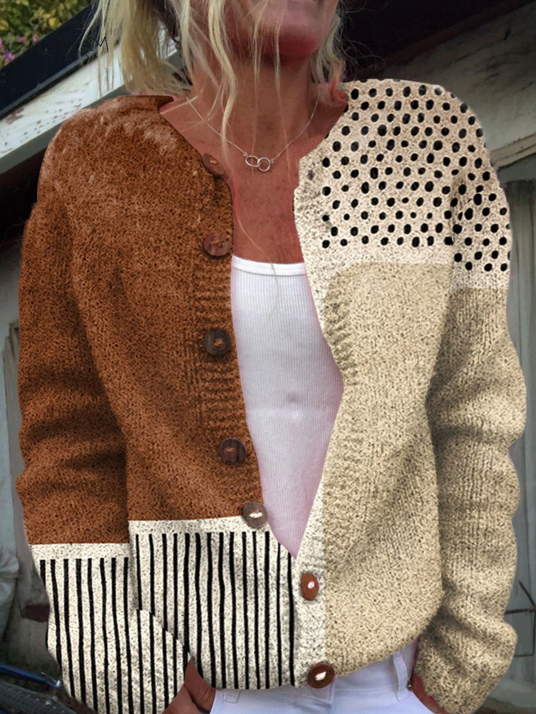 Eloise™ | Cardigan Vintage in Maglia