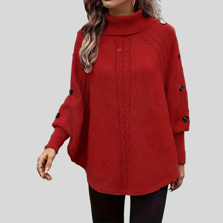 Norelle™ | Maglione a Collo Alto con Treccia