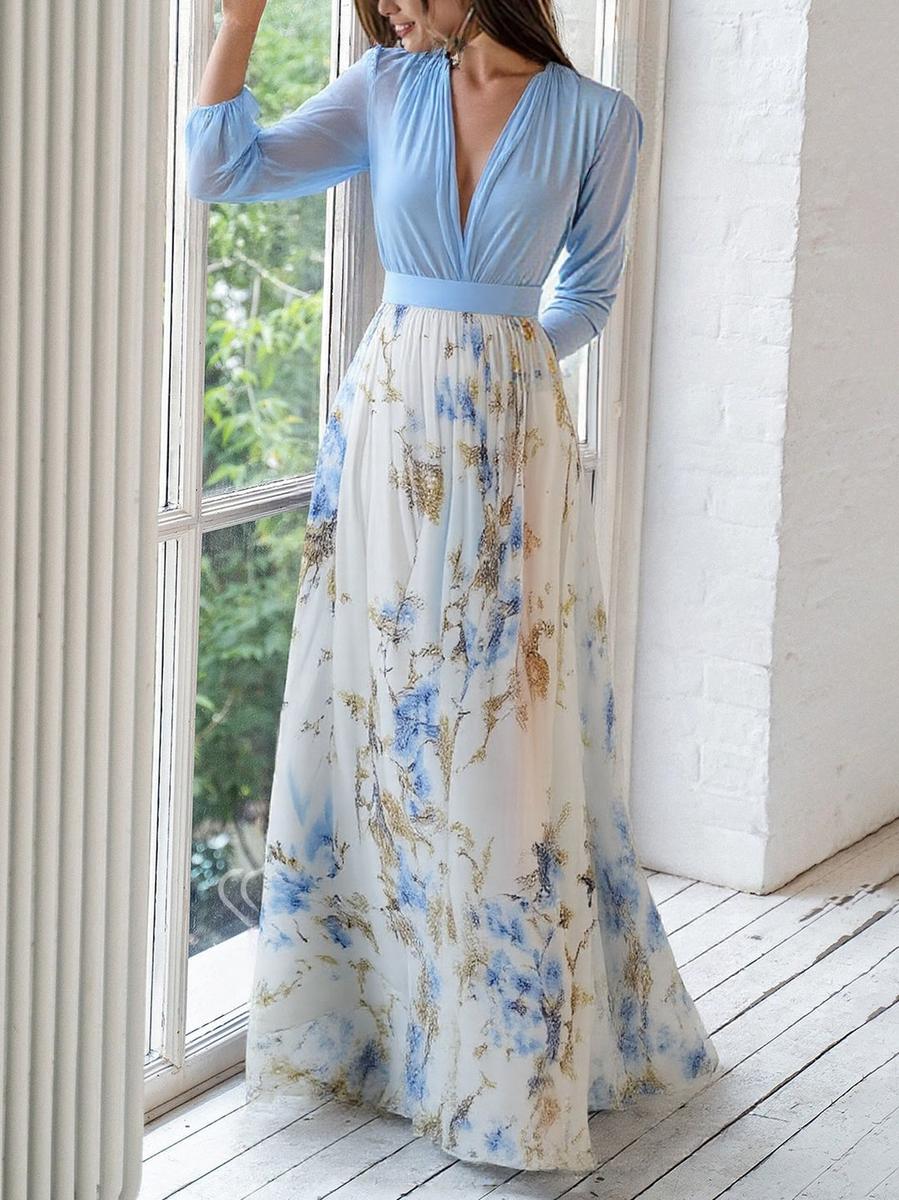 Robe Maxi Fleurie Pénélope | Eleganza Eterna di Maison Claire e Sylvie