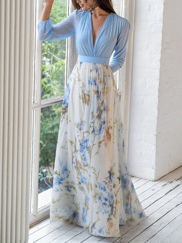 Robe Maxi Fleurie Pénélope | Eleganza Eterna di Maison Claire e Sylvie