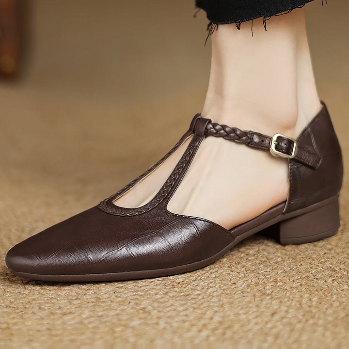 Mary Janes in pelle