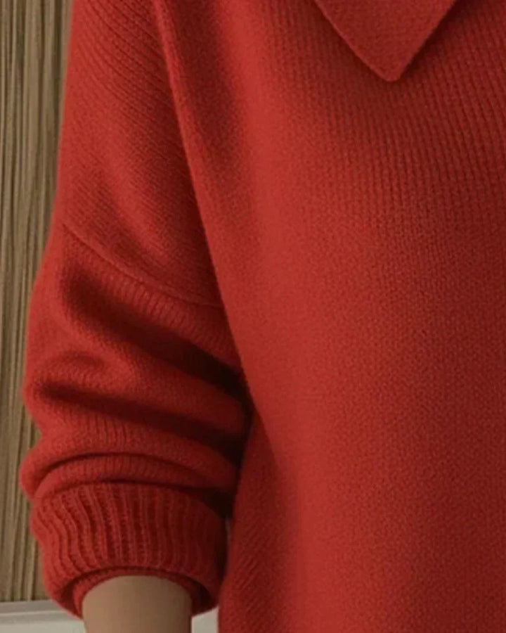 Vespera™ | Cardigan con Collo a Bottone