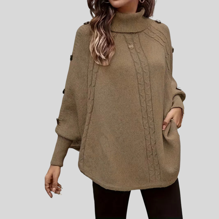 Norelle™ | Maglione a Collo Alto con Treccia