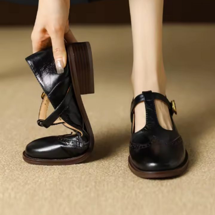 Scarpe Mary Jane Vintage T-Bar Comfort