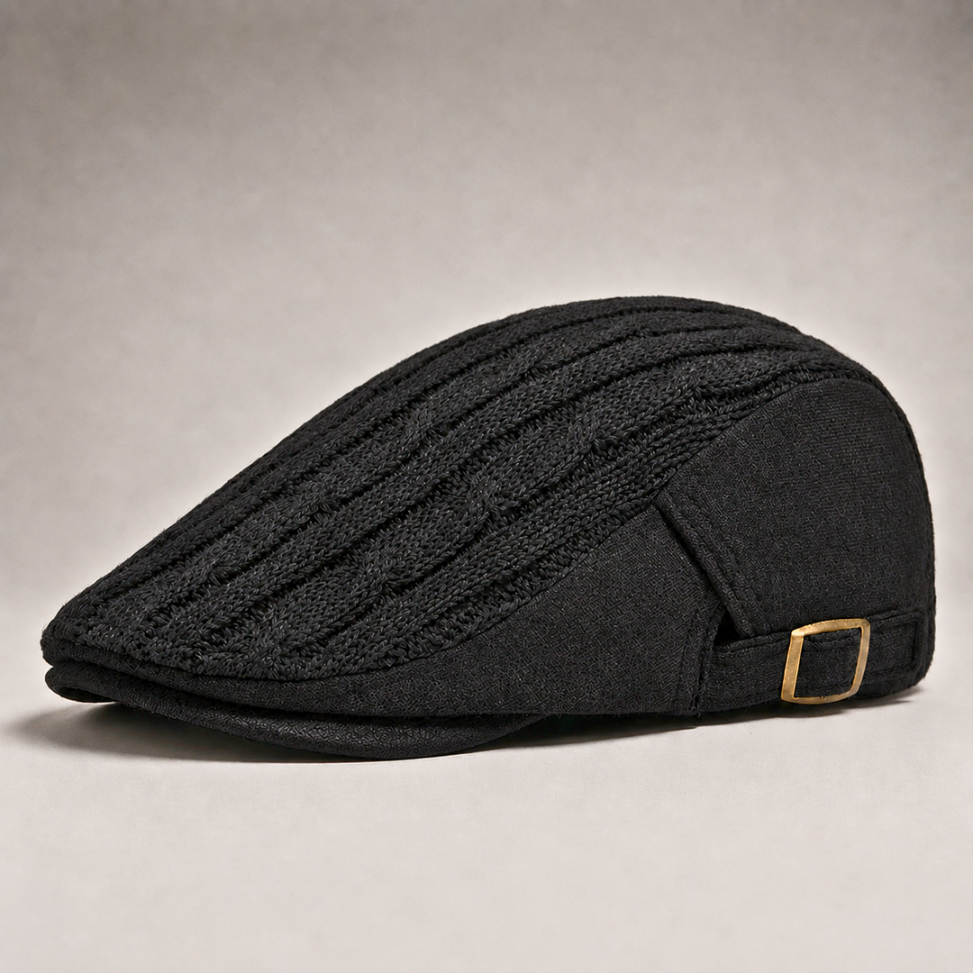 Cappello da guida in maglia a treccia Harlan