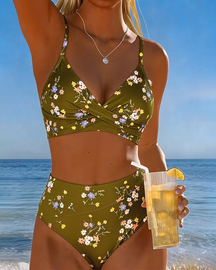 ROMINA™ | Bikini Sexy Incrociato Stampato Floreale