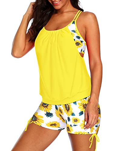 Set Tankini Incrociato di Supporto