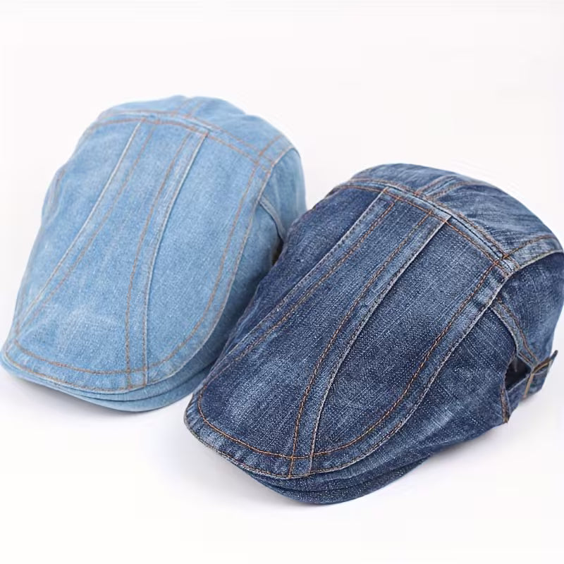 DenimCrown - Cappellino casual in denim unisex