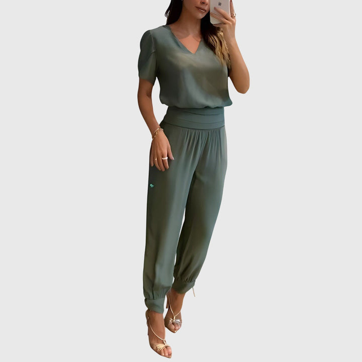 Jennifer™ | Set di blusa e pantaloni alla moda