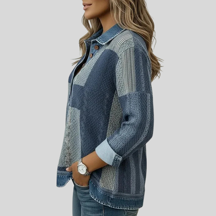 Meridell™ | Felpa con stampa colorblock