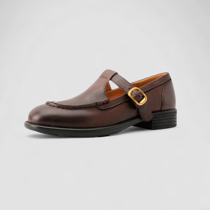 Ariadna | Scarpe Mary Jane con Punta Quadrata