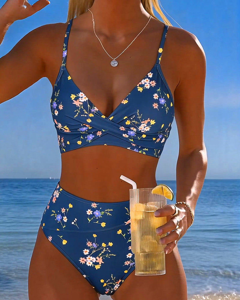 ROMINA™ | Bikini Sexy Incrociato Stampato Floreale