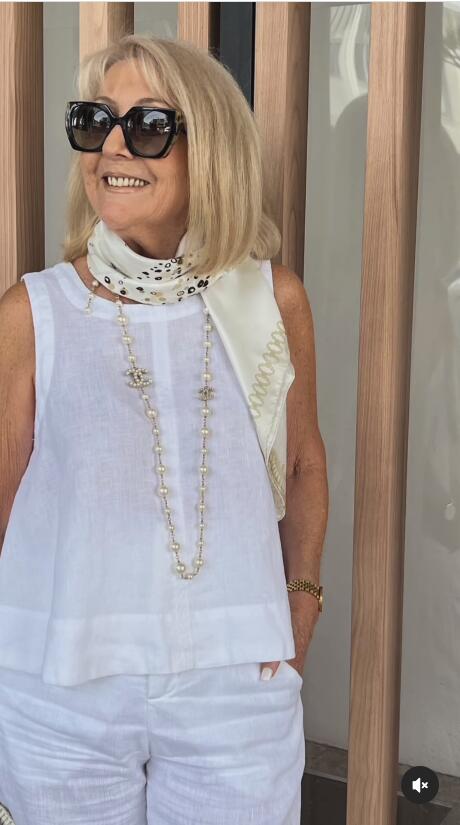 Trinidad™ | Completo Bianco Blusa e Pantalone Largo