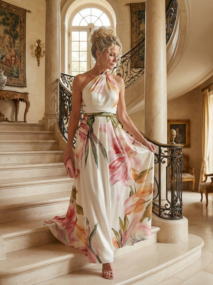 Sandra | Abito Maxi Floreale Leggero