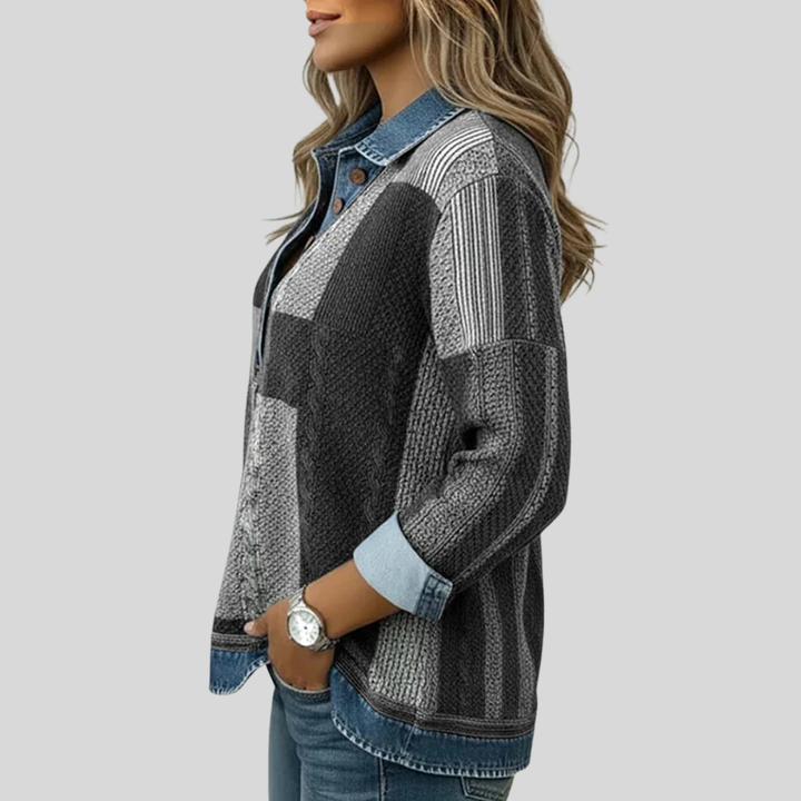 Meridell™ | Felpa con stampa colorblock