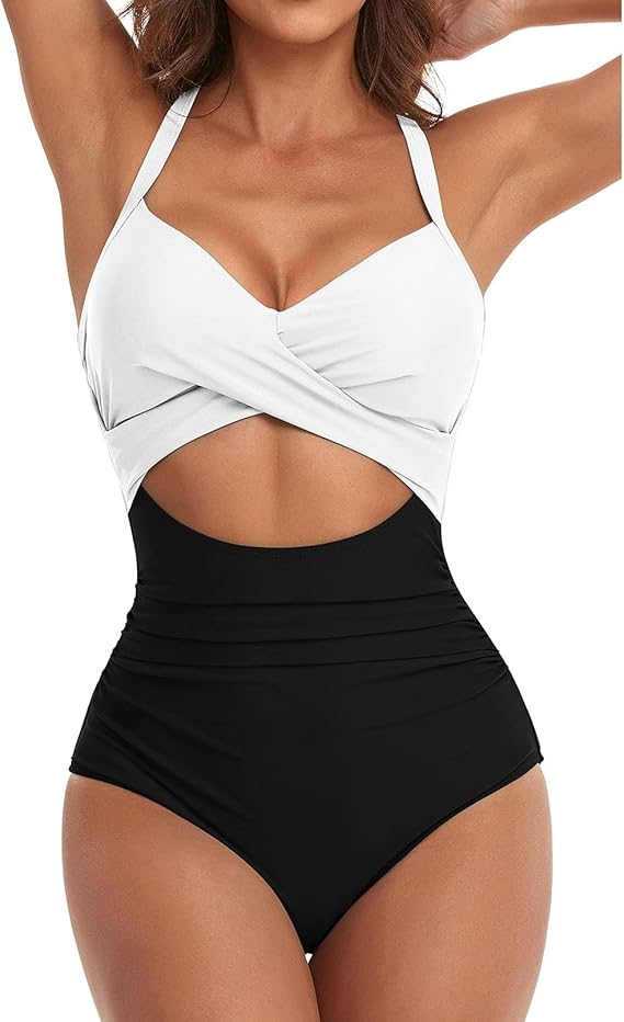 Costume da bagno modellante con arricciature