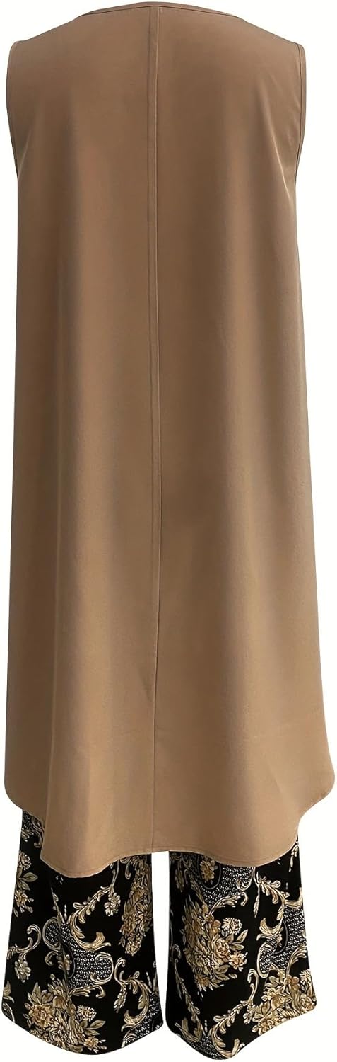 Tránsito™ | Completo Boho Tunica e Pantalone Largo