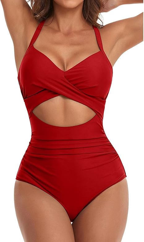 Costume da bagno modellante con arricciature
