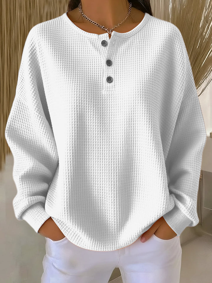 Mirabel™ | Comoda Felpa Waffle Henley