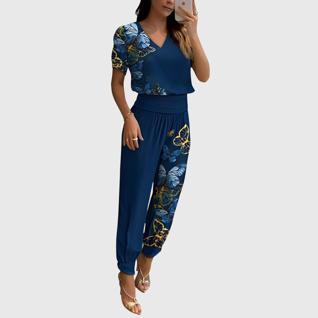 Jennifer™ | Set di blusa e pantaloni alla moda