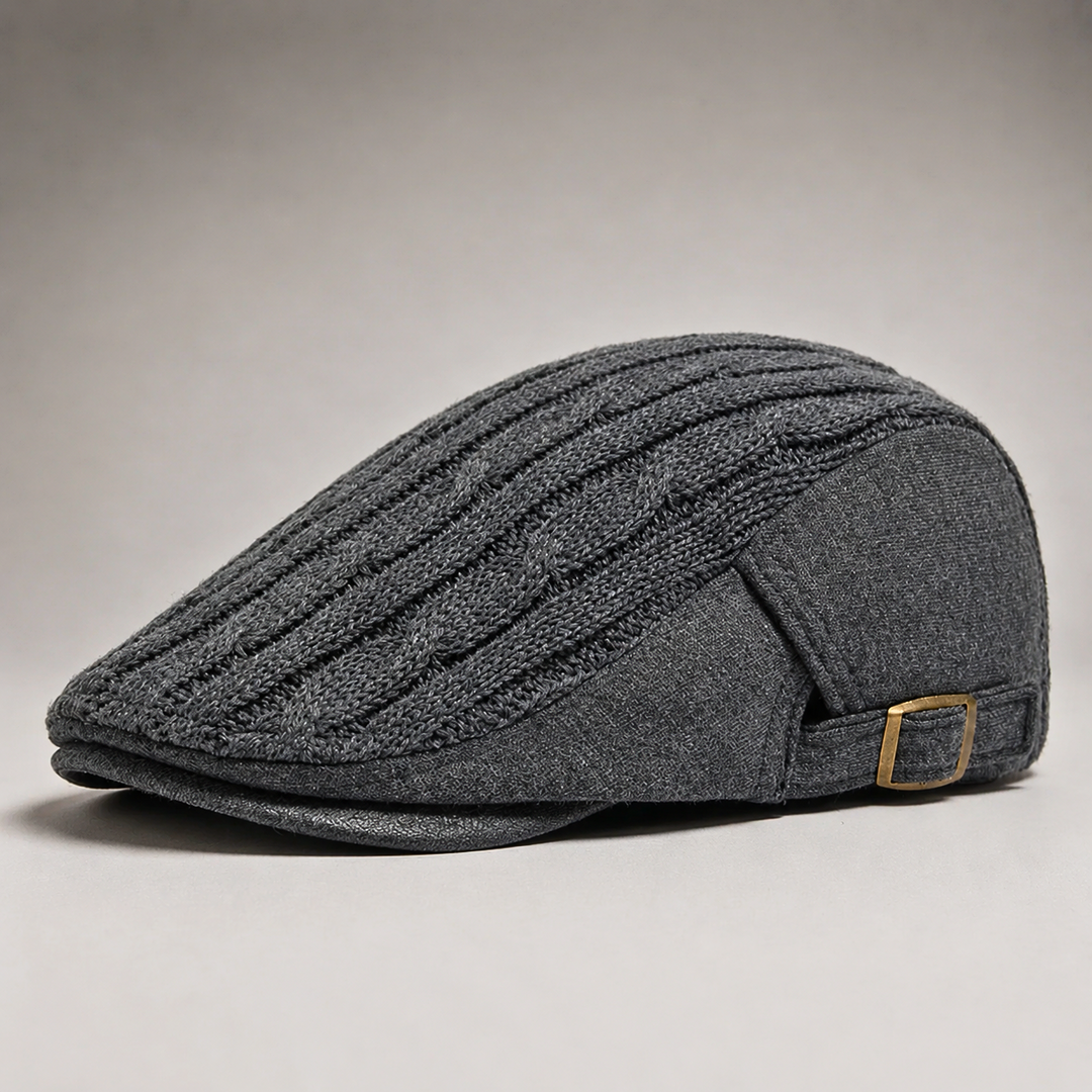 Cappello da guida in maglia a treccia Harlan
