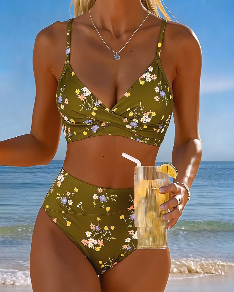 ROMINA™ | Bikini Sexy Incrociato Stampato Floreale