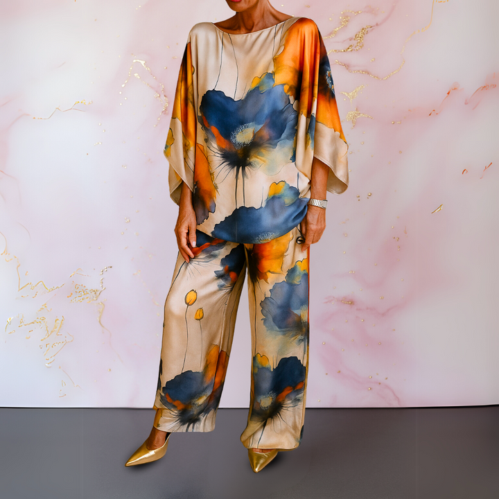 Maelora™ | Completo due pezzi in satin per donna