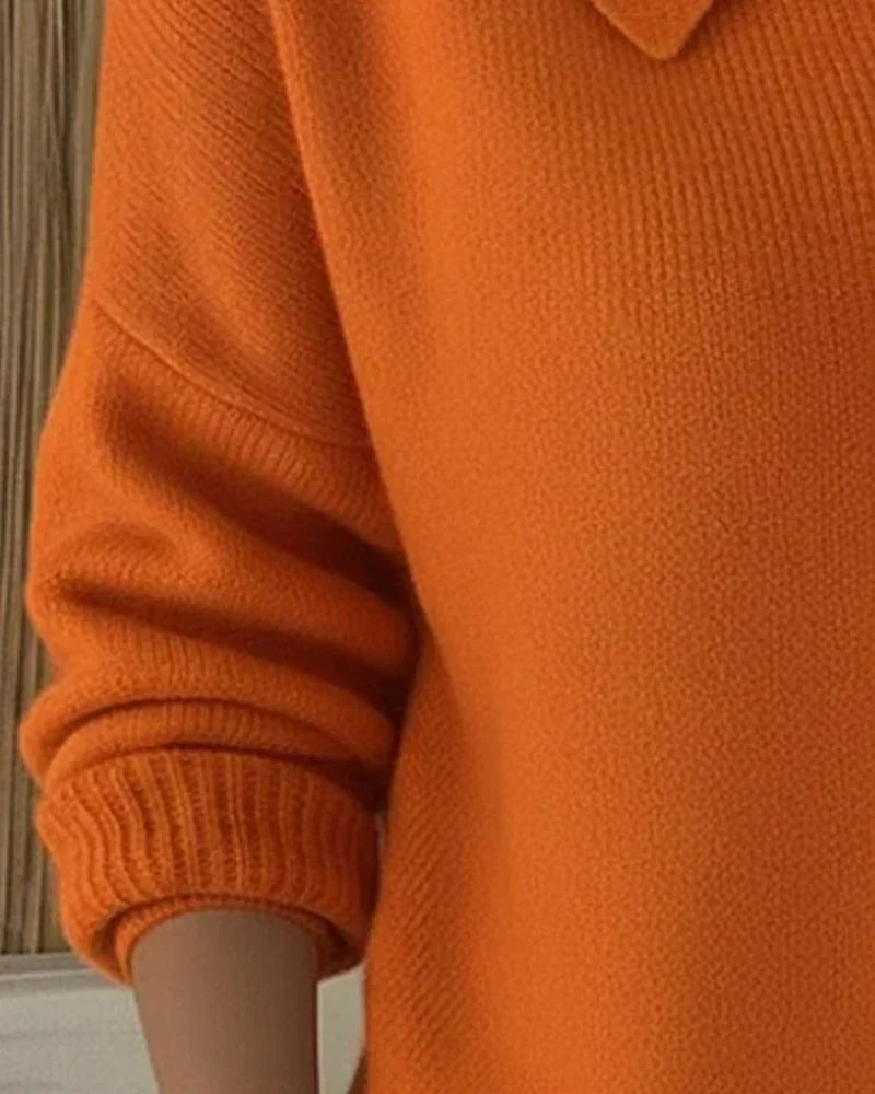 Vespera™ | Cardigan con Collo a Bottone
