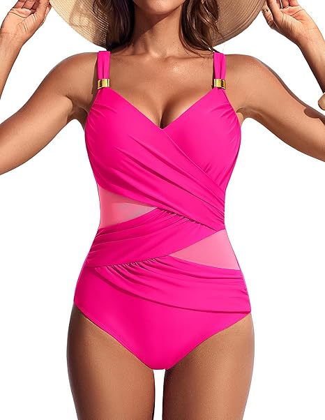 Costume da Bagno Modellante con Arricciatura di Supporto