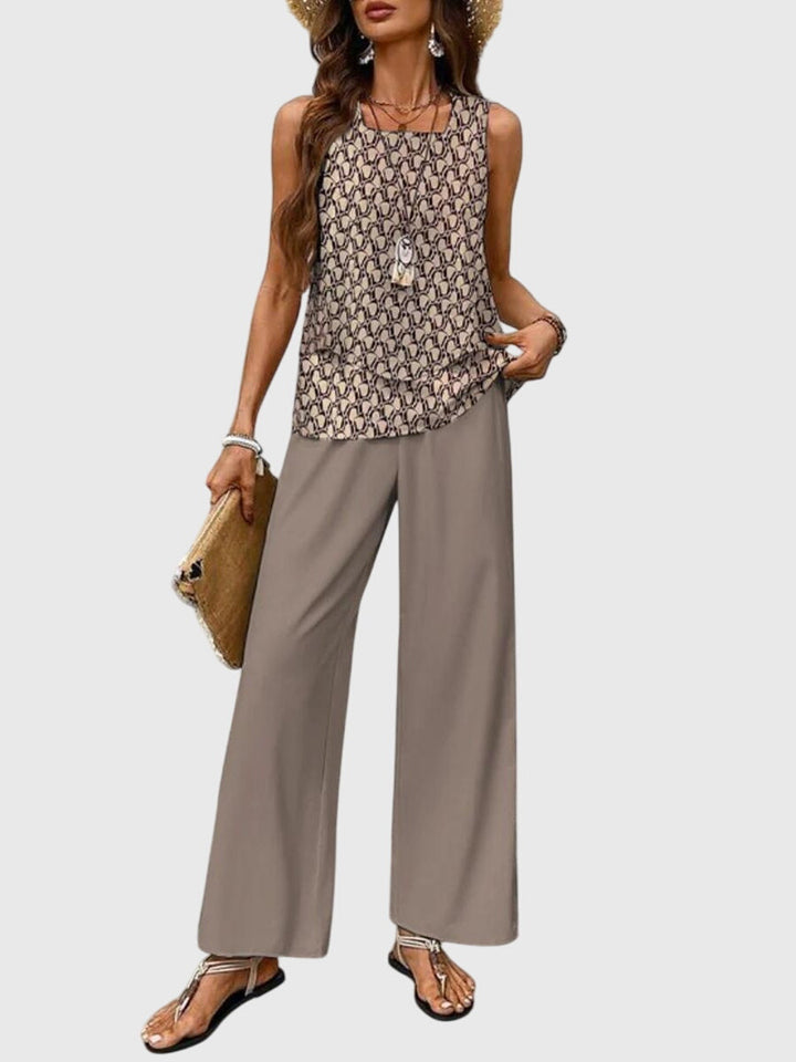Brenda™ | Set estivo elegante in 2 pezzi