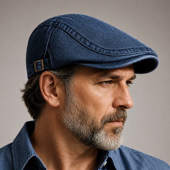 Cappello da Guida in Denim Briar