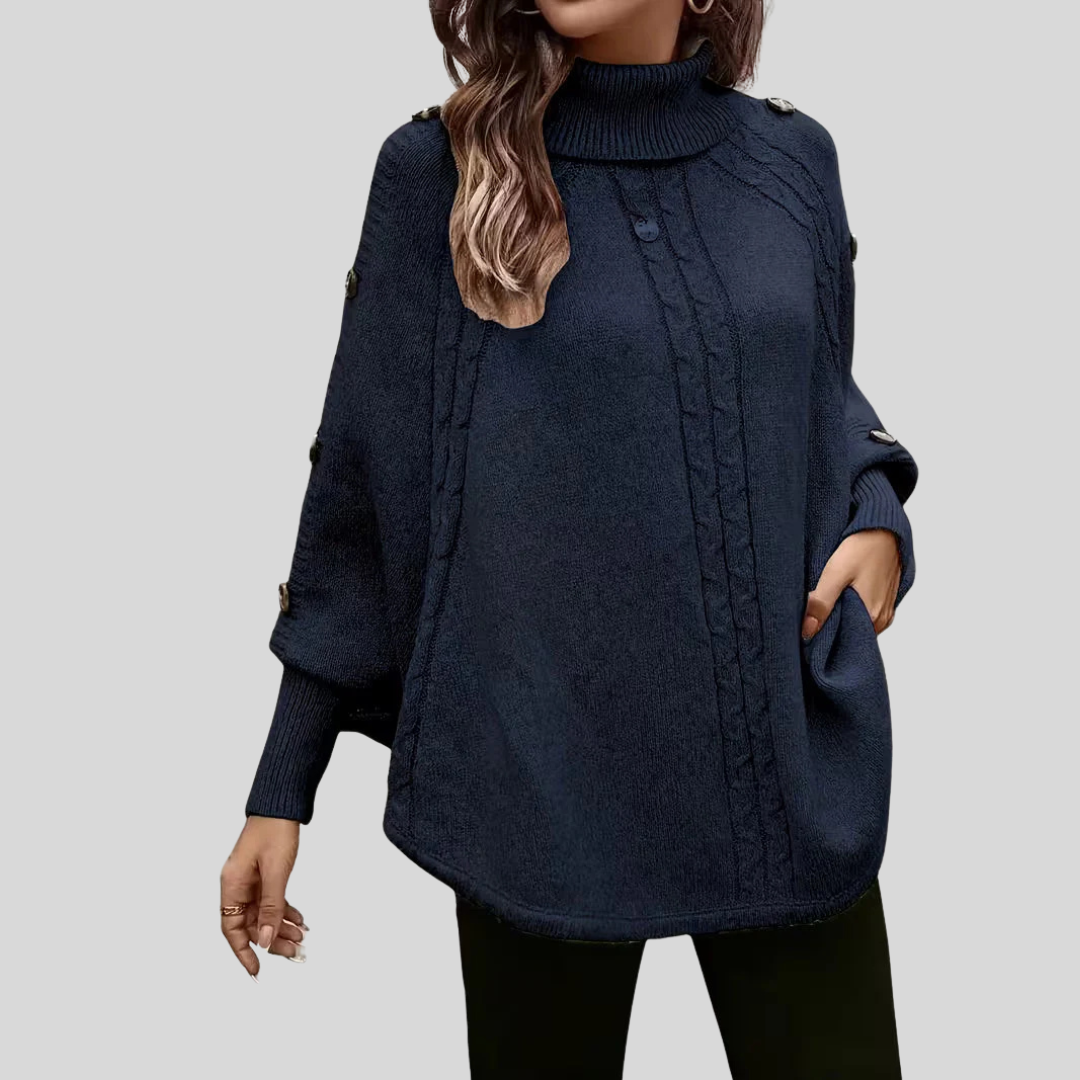 Norelle™ | Maglione a Collo Alto con Treccia