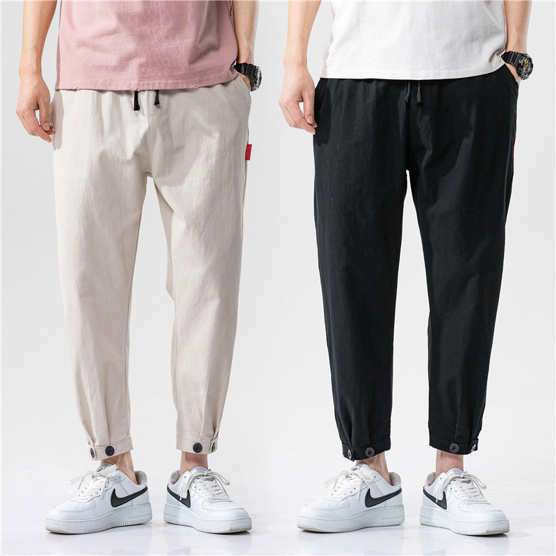 Theo | Pantaloni Aderenti in Cotone