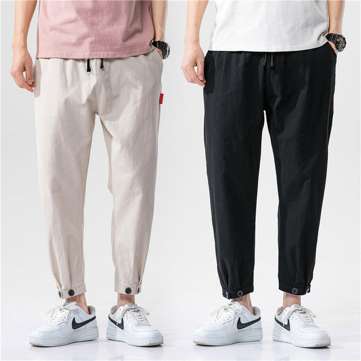 Theo | Pantaloni Aderenti in Cotone
