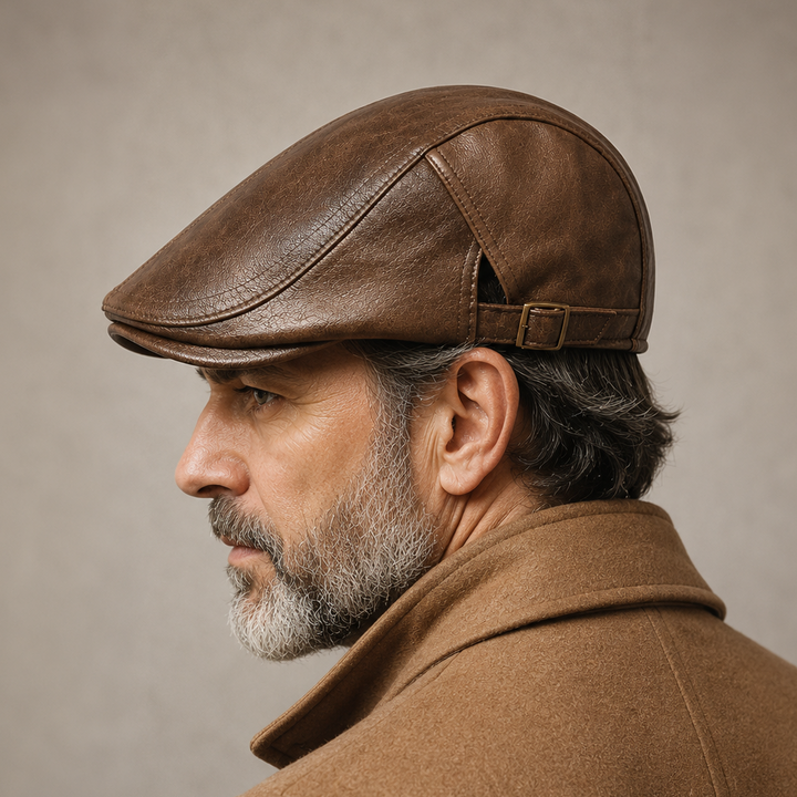 Cappello da Guida in Pelle Hawthorne
