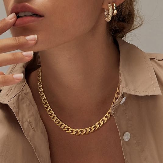Leonor - Collana Chunky con Anelli Cubani
